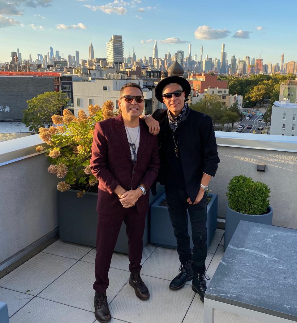 Gerardo Zabaleta, left, and Iván Garcia in New York.