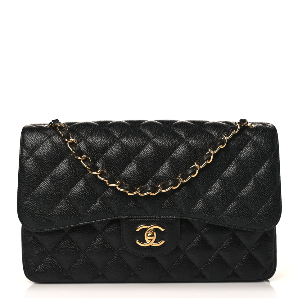 Chanel Caviar Quilted Jumbo Flap Bag