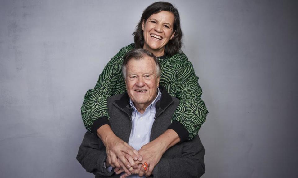 Kirsten Johnson and Dick Johnson at Sundance