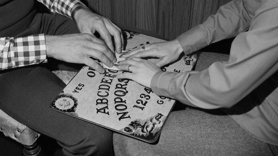 using ouija board