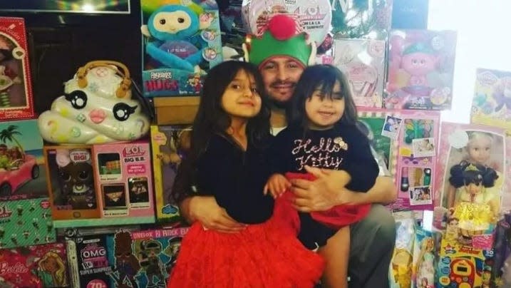 Sheriff’s officials say the driver suspected in the hit and run traffic fatally of 42-year-old Marcos Amaya of Hesperia on New Year’s Day now faces criminal charges. Amaya is shown here with his two daughters.