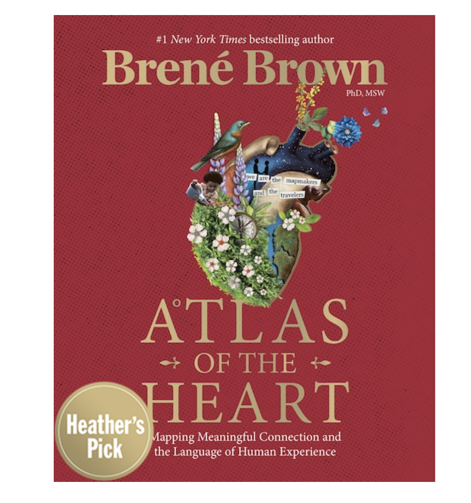 Atlas of the Heart book by brene brown (photo via Indigo)