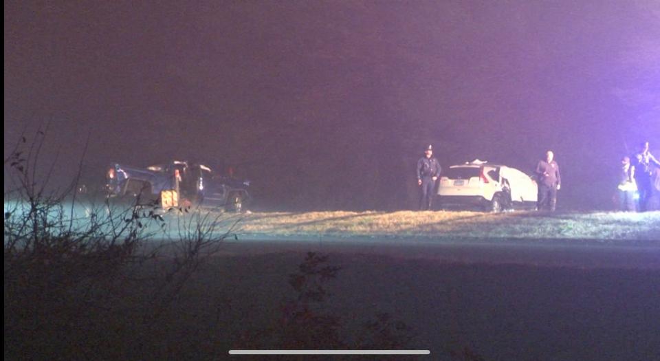 A man and a woman driving in two different cars were killed in a multi-vehicle crash caused by a wrong-way driver Saturday night on Interstate 395 in Webster.