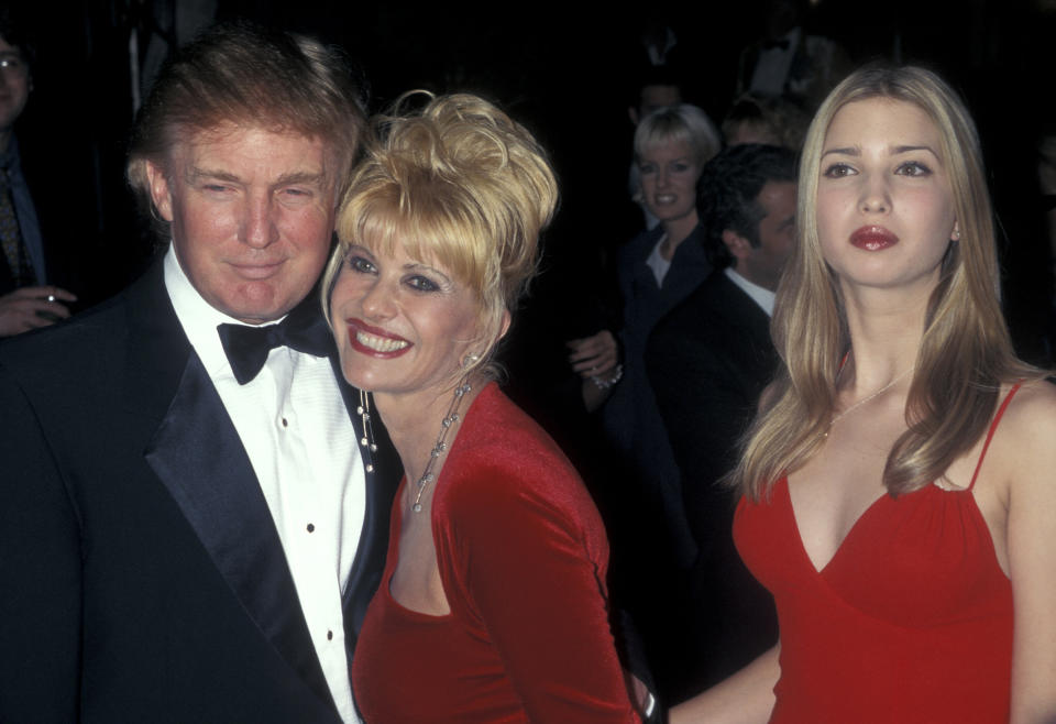 Donald Trump, Ivana Trump, and Ivanka Trump (Photo by Ron Galella/Ron Galella Collection via Getty Images)