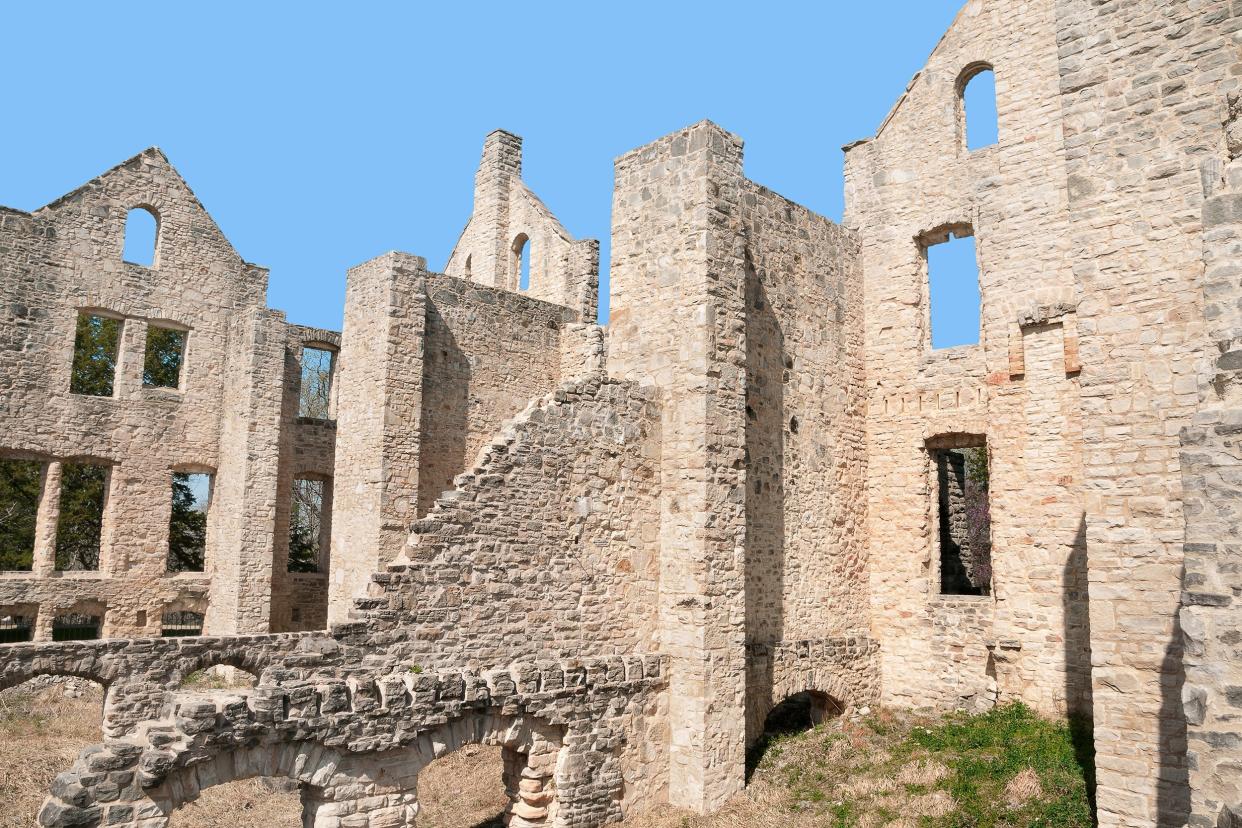 Castle at Ha Ha Tonka State Park in Missouri