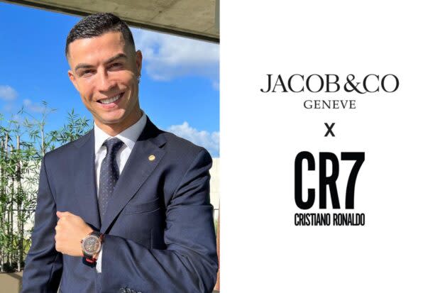 Cristiano Ronaldo est devenu l’image officielle d’une marque de montres et bijoux de luxe.