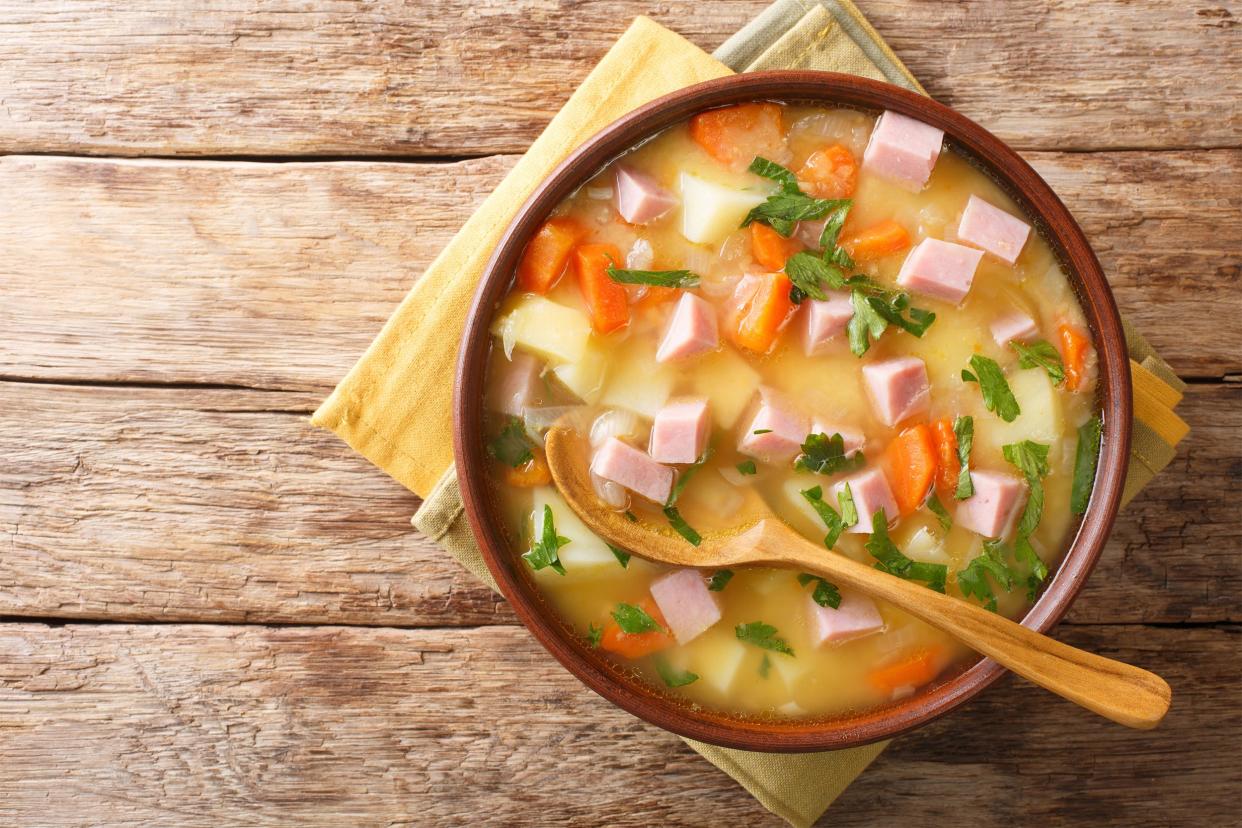 Easy Ham and Potato Soup