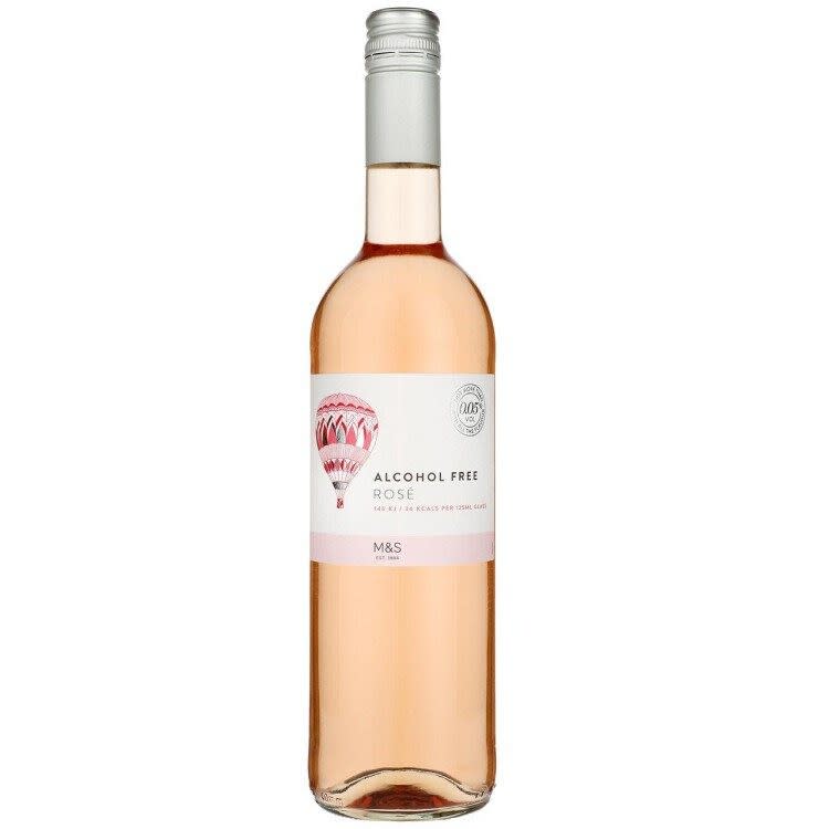 m&s alcohol-free rose