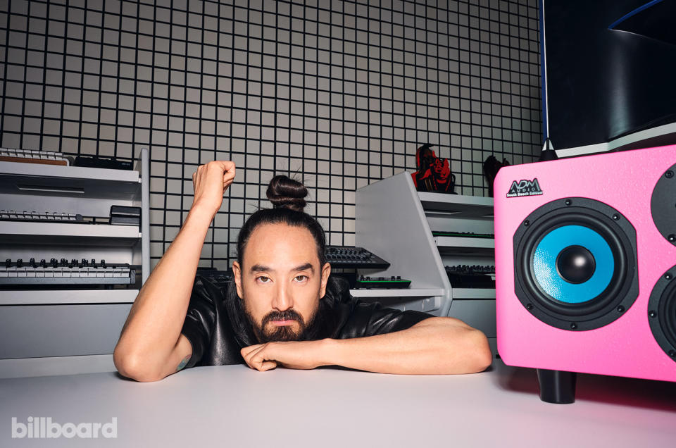 Steve Aoki photographed April 17, 2024 in Las Vegas.