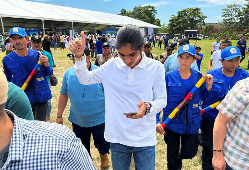 Installation of the peace dialogues between the FARC guerrilla dissidents, the Central General Staff (EMC), and the Colombian government, in Tibu