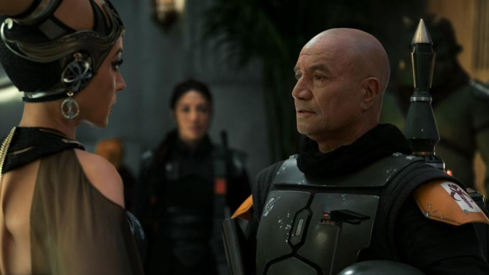 Temuera Morrison Jennifer Beals The Book of Boba Fett