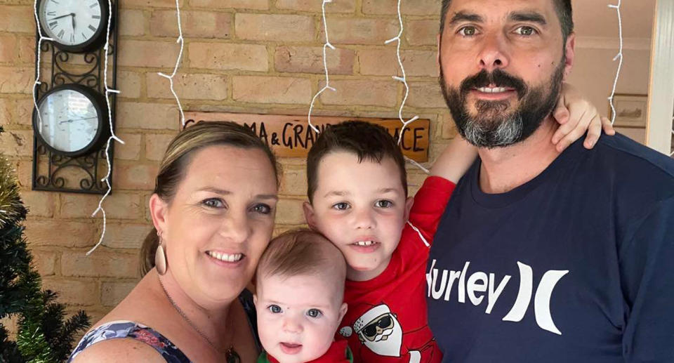 Michelle and John-Paul Murrell are devastated after losing their one-year-old son Blake (pictured). Source: Supplied