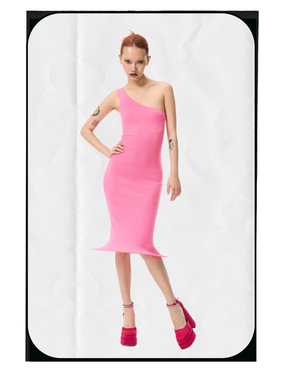 <p><a href="https://badbinch.com/products/pink-single-strap-knit-hoop-dress" rel="nofollow noopener" target="_blank" data-ylk="slk:Shop Now;elm:context_link;itc:0;sec:content-canvas" class="link ">Shop Now</a></p><p>Pink Single Strap Knit Hoop Dress</p><p>badbinch.com</p><p>$399.00</p><span class="copyright">Hearst Owned</span>