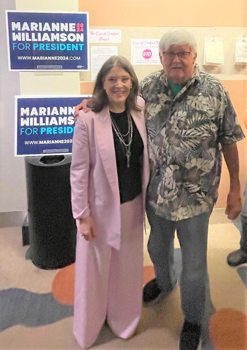 David Fine and Marianne Williamson