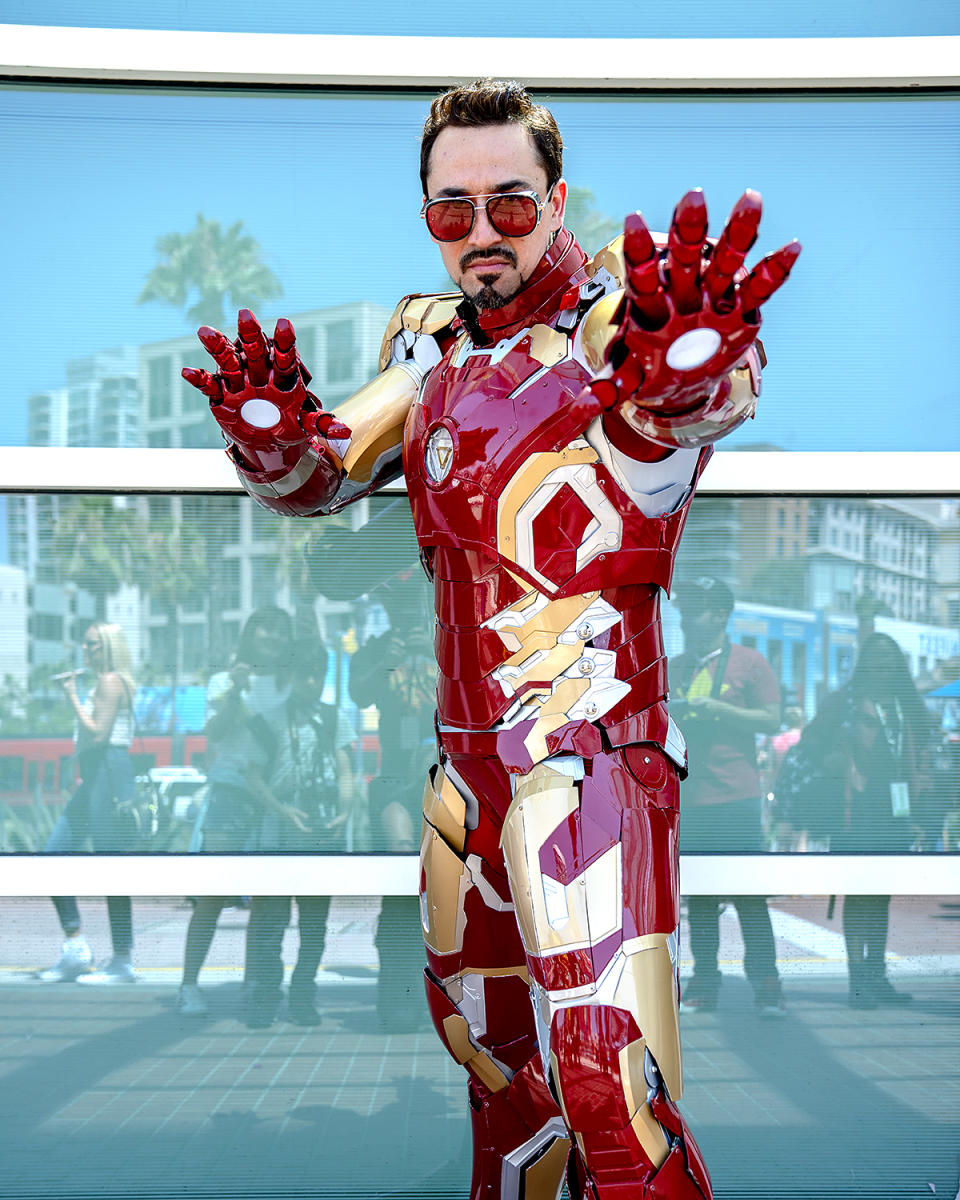 <p>Cosplayer dressed as Iron Man at Comic-Con International on July 19, 2018, in San Diego. (Photo: Christy Radecic/Invision/AP) </p>