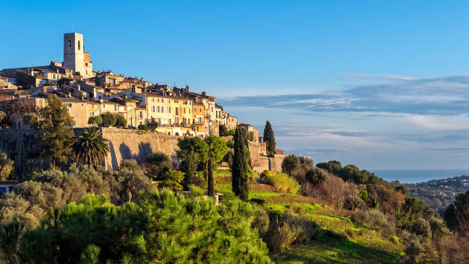 View over the medieval hill town village of Saint Paul de Vence. - Gabrielle Therin-Weise/Photographer's Choice RF/Getty Images
