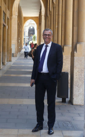 Oussama Kabbani, Chief Operating Officer of Solidere International poses for a picture in downtown Beirut, Lebanon October 20, 2017. REUTERS/Mohamed Azakir