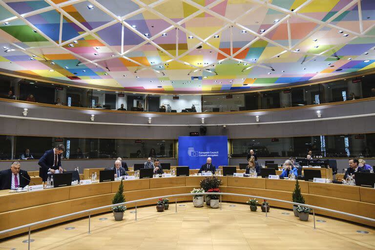 Reunión de jefes de Estado y de Gobierno de la UE en Bruselas 