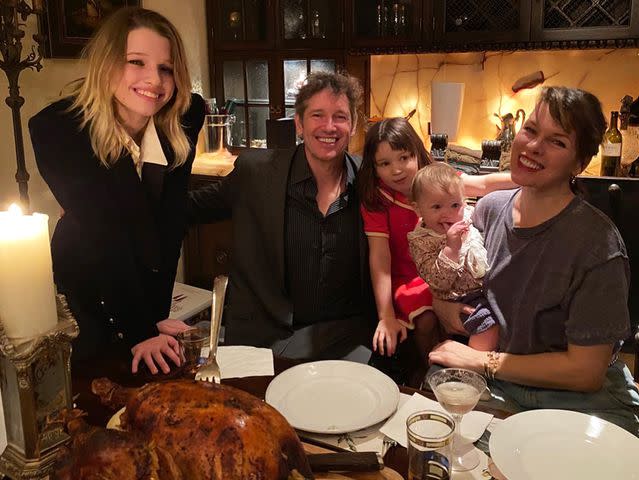 <p>Milla Jovovich Instagram</p> Milla Jovovich, Paul W. S. Anderson, and their kids Ever, Dashiel, and Osian.