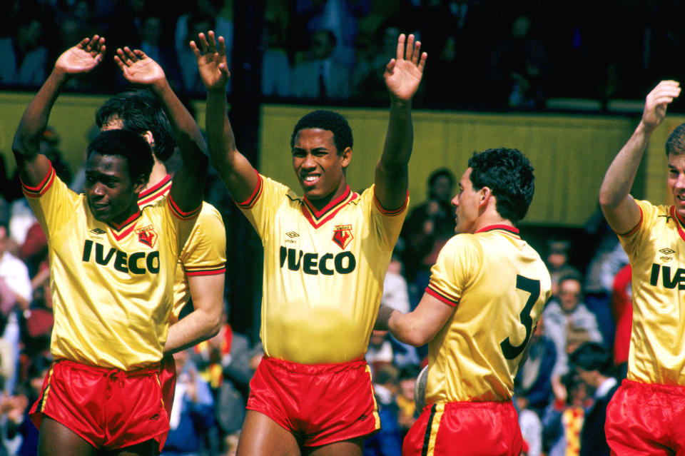 Kit of alright: John Barnes earned his old club some new gear after signing for Watford