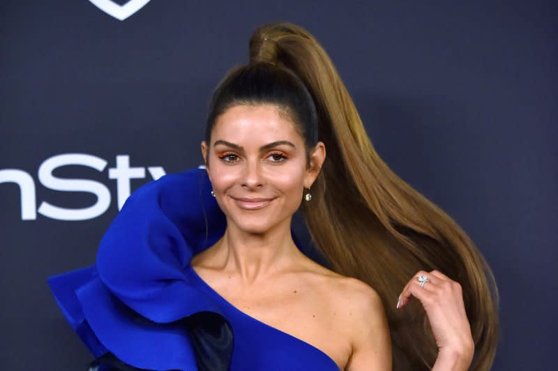 Maria Menounos attends the InStyle and Warner Bros. Golden Globes after-party in 2019. File Photo by Christine Chew/UPI