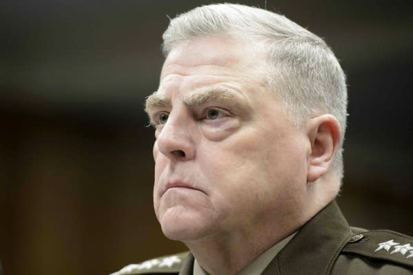 Former President Donald Trump said that the punishment for being a traitor used to be death in a post critical of Joint Chiefs of Staff Mark Milley. File Photo by Bonnie Cash/UPI