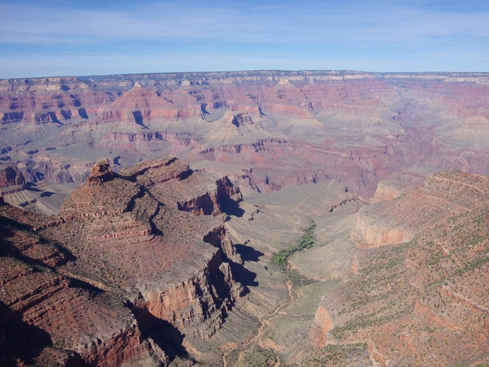 A view over the Grand Canyon.