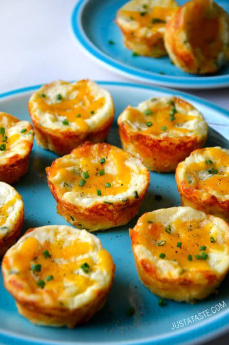 Cheesy Mashed Potato Muffins