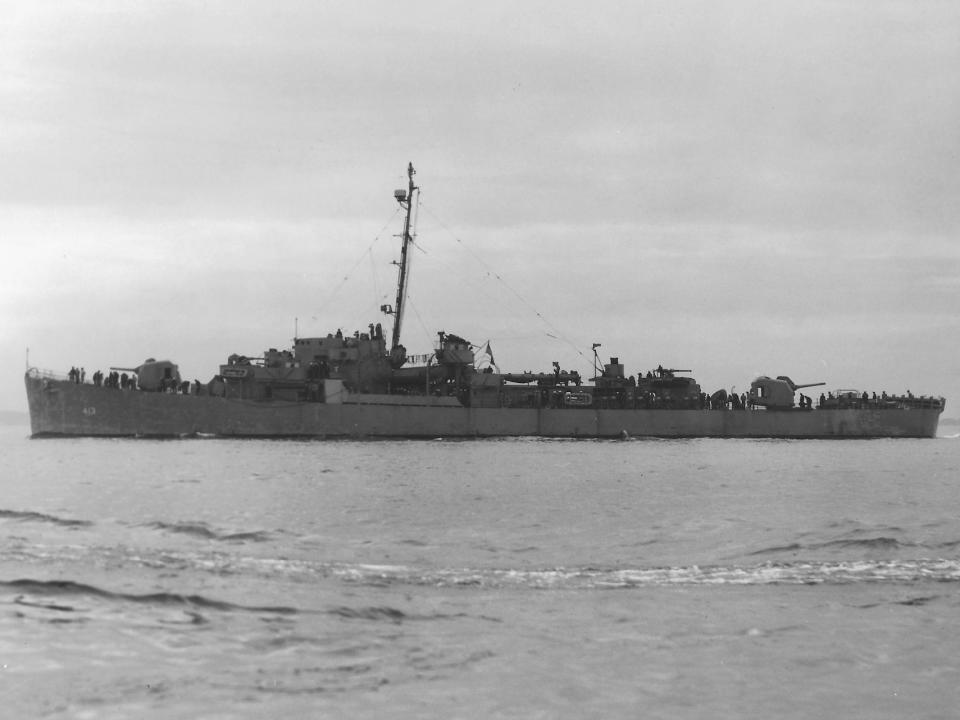 Navy destroyer-escort USS Samuel B. Roberts