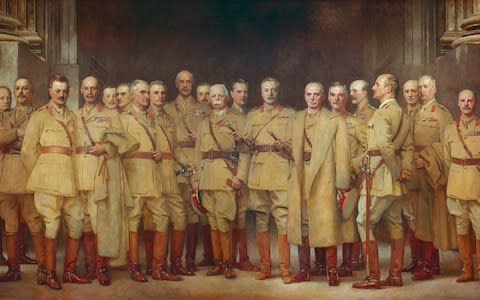 General Officers of World War I by John Singer Sargent - Credit: National Portrait Gallery