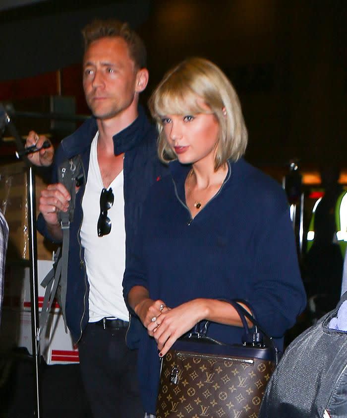 Taylor and Tom in LA. Source: Getty Images.