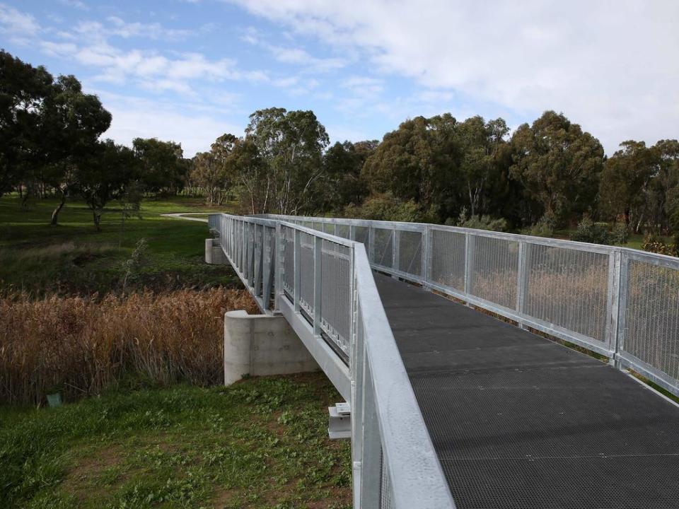 Pedestrian bridge opening