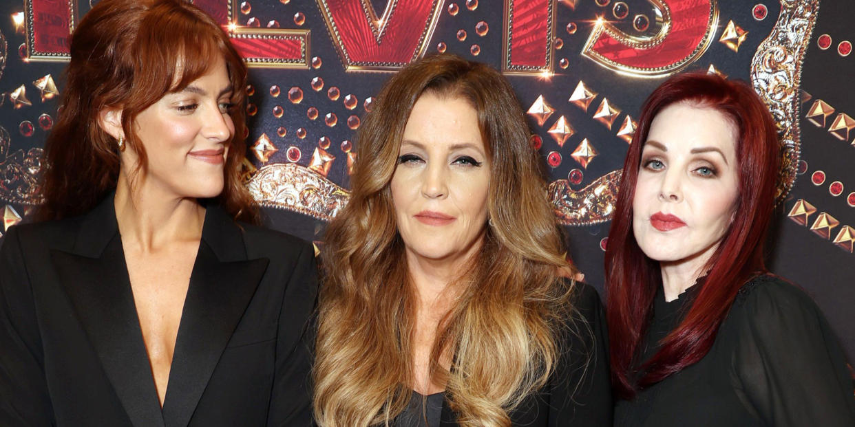 Riley Keough, Lisa Marie Presley and Priscilla Presley at a special Screening of ELVIS, in Memphis, TN, on June 11, 2022. (Eric Charbonneau / Shutterstock)