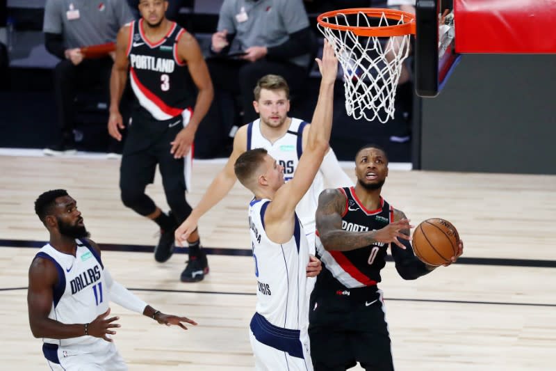 NBA: Portland Trail Blazers at Dallas Mavericks