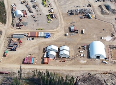 Covered Storage Structures (CNW Group/Foran Mining Corporation)