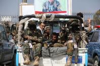 Funeral of Houthi fighters killed in U.S.-led strikes, in Sanaa