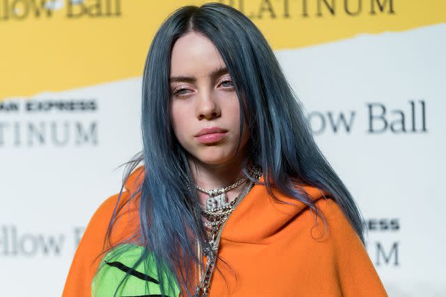 <p>Mark Sagliocco/WireImage</p> Billie Eilish in 2018.