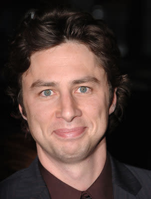 Zach Braff at the LA premiere of Dreamworks Pictures' The Last Kiss