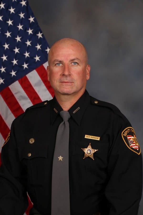 Lt.. Nick DeRose, a 22-year veteran of the Clermont County Sheriff’s Office, was transported to University Hospital after he was shot in the ankle. He was treated and released.