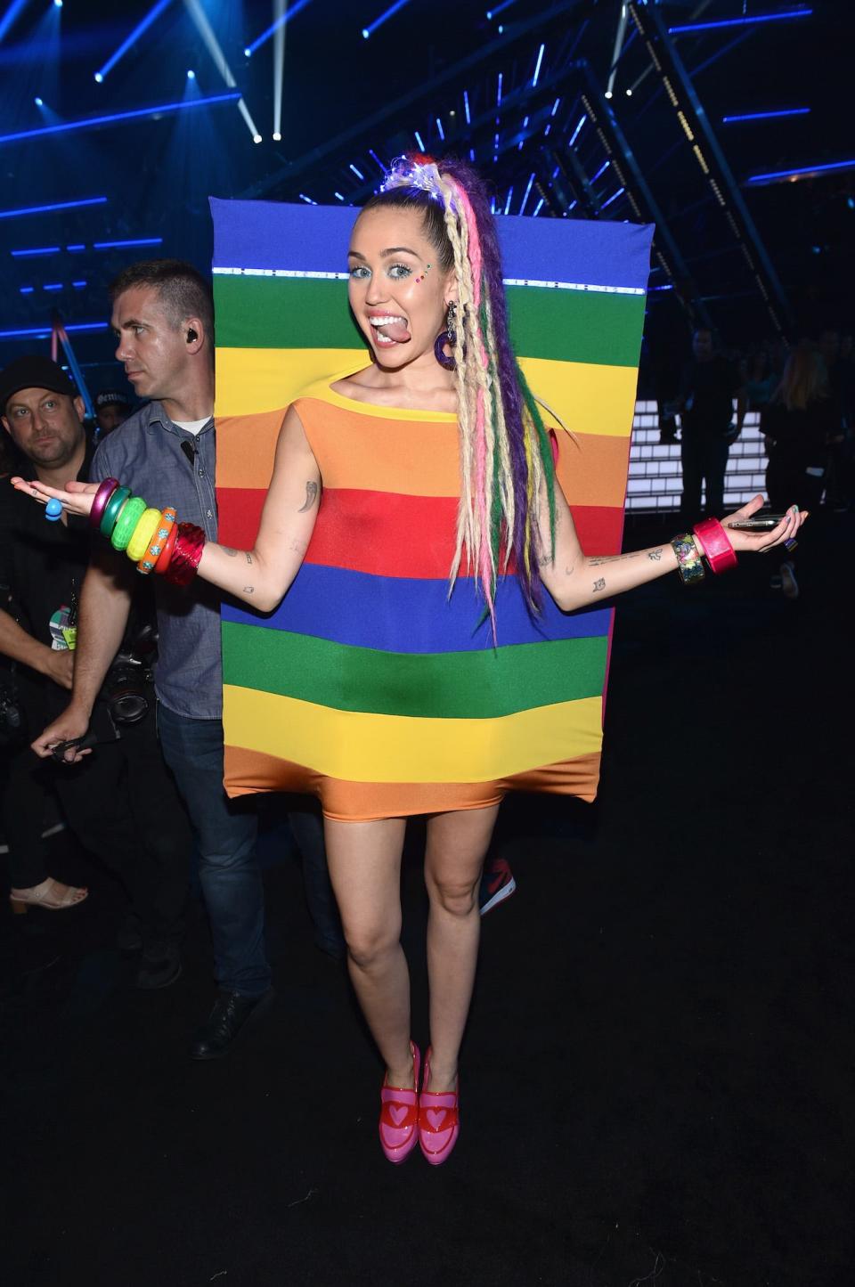 Miley Cyrus at the MTV Video Music Awards on August 30, 2015.