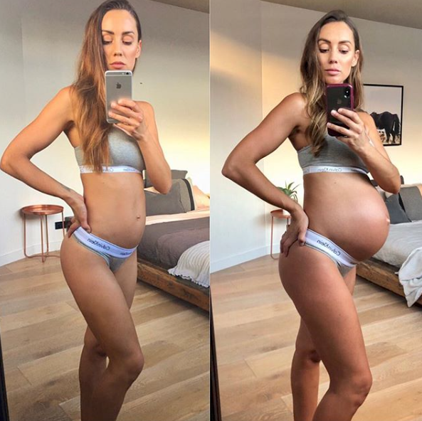 <p>She shared an inspirational message to all pregnant women captioning the snap, "It’s so silly how as women it’s easy to get caught up in numbers, like the numbers on the scale, the size of your clothing, counting calories, But when you are pregnant all that nonsense must STOP!".</p>