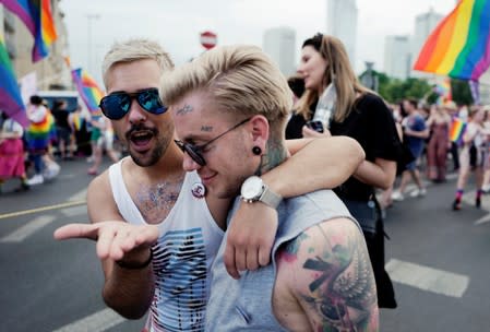 "Equality Parade" rally in support of the LGBT community in Warsaw