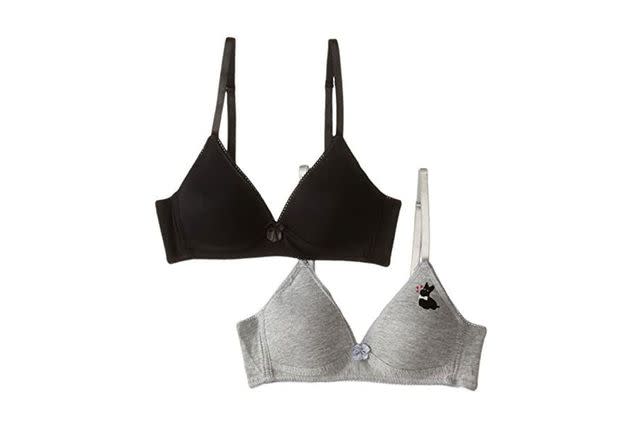 Hanes Girls' ComfortFlex Seamless Bralette 2-Pack