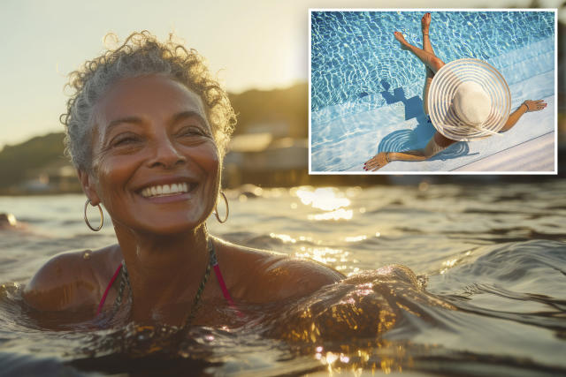 Swimming in cold water may reduce menopause symptoms, study finds