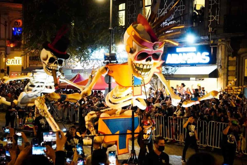 Así se veía el Desfile de Día de Muertos 2022.