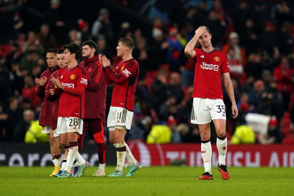 Manchester United crashed out of Europe after finishing bottom of their Champions League group (PA Wire)