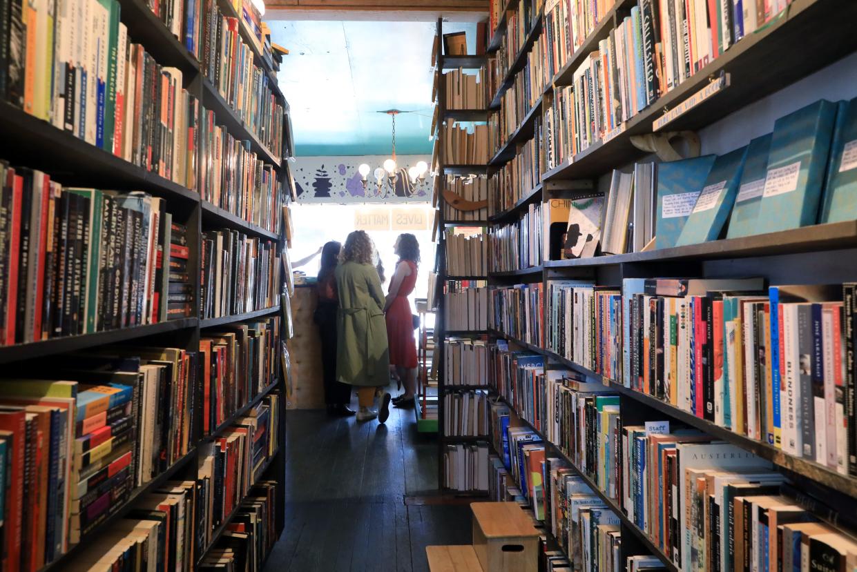 Inside Binnacle Books in Beacon on April 22, 2024.
