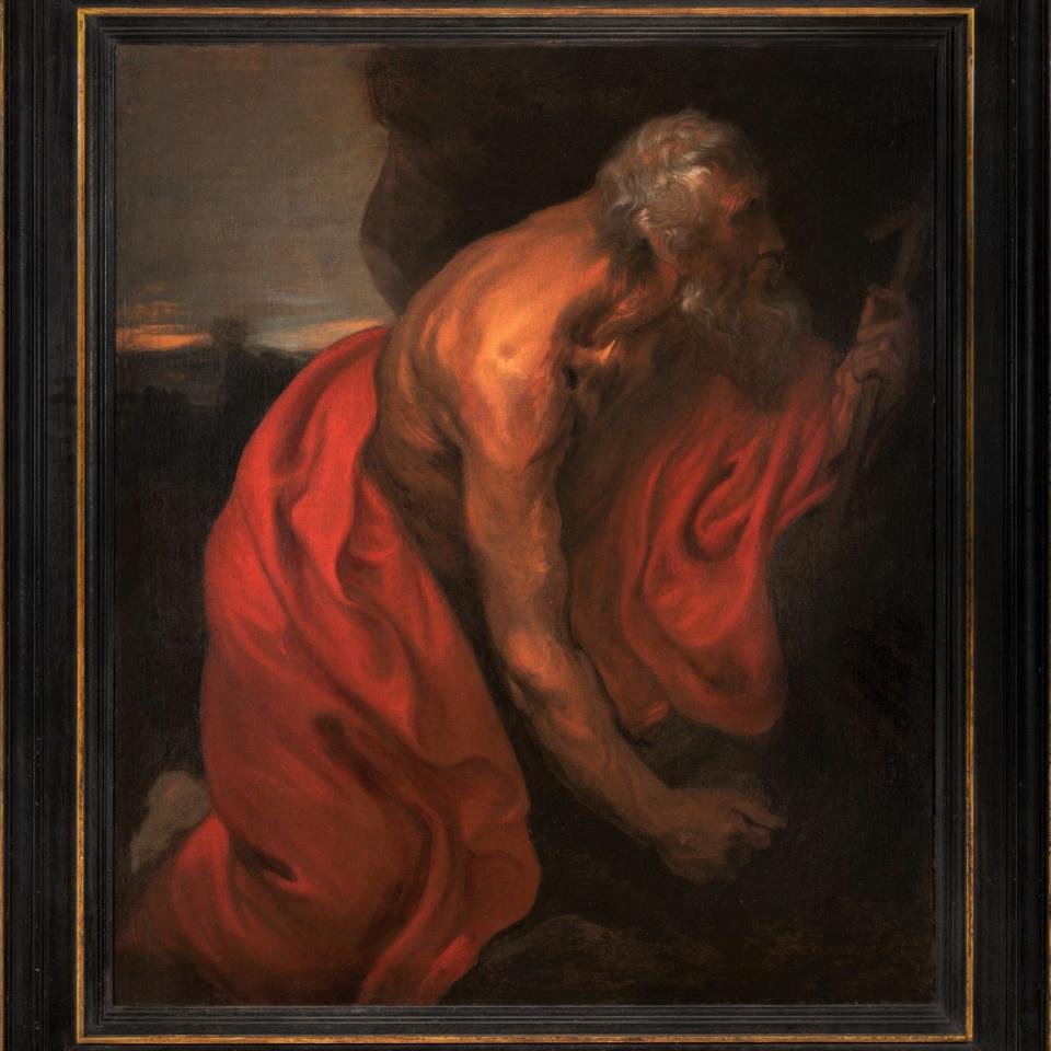 Rediscovered: Anthony van Dyck’s Saint Jerome may fetch at least £750,000