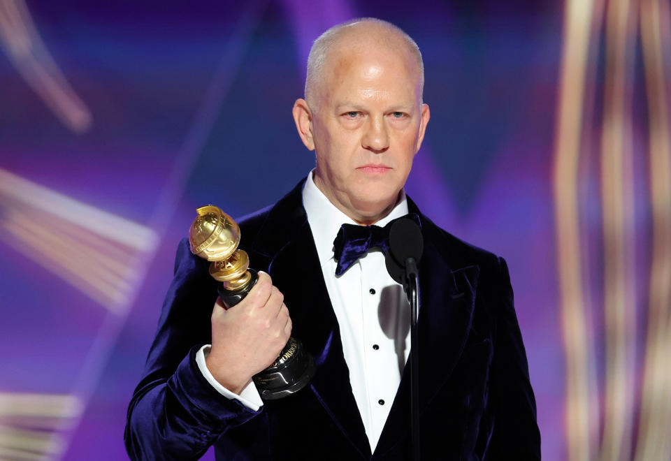 Honoree Ryan Murphy accepts the Carol Burnett Award at the 80th Annual Golden Globe Awards on January 10, 2023 in Beverly Hills. 