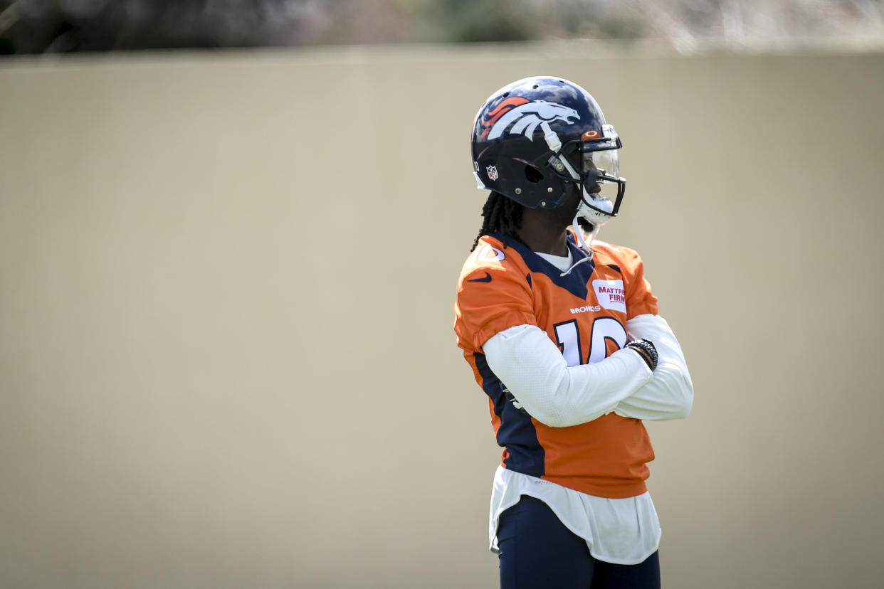 Jerry Jeudy with the Broncos.